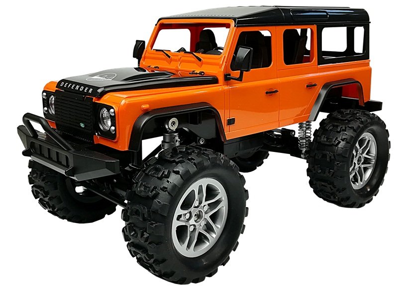 Double E Double E Auto na dálkové ovládání Land Rover Defender 4x4 R/C 1:14 oranžové - Obrázek 2