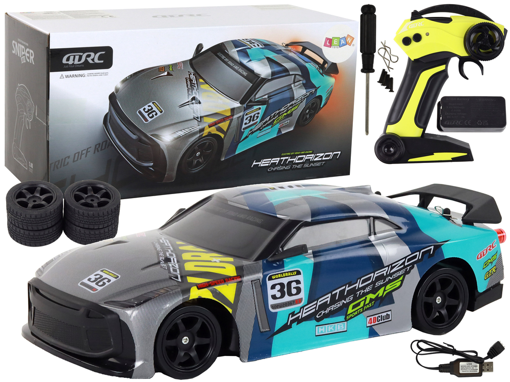 Sportovní auto na dálkové ovládání R/C 4x4 1:16