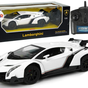 Sportovní auto na dálkové ovládání RC Lamborghini Veneno 1:24 bílé