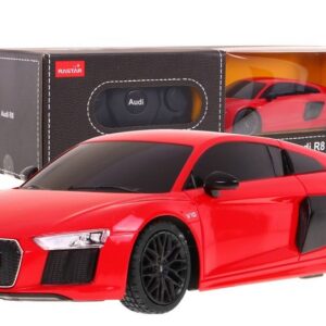 RASTAR Auto na dálkové ovládání R/C Audi R8 Rastar 1:24 červené