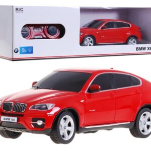 RASTAR Auto na dálkové ovládání R/C BMW X6 Rastar 1:24 červené