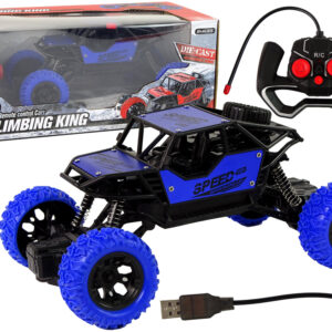 Auto na dálkové ovládání R/C Climbing King 1:18 modré