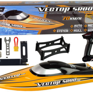 Motorový člun na dálkové ovládání R/C ARTR SR 80 PRO žlutý