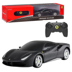 RASTAR Auto na dálkové ovládání Ferrari 488 GTB 1:24 Rastar černé