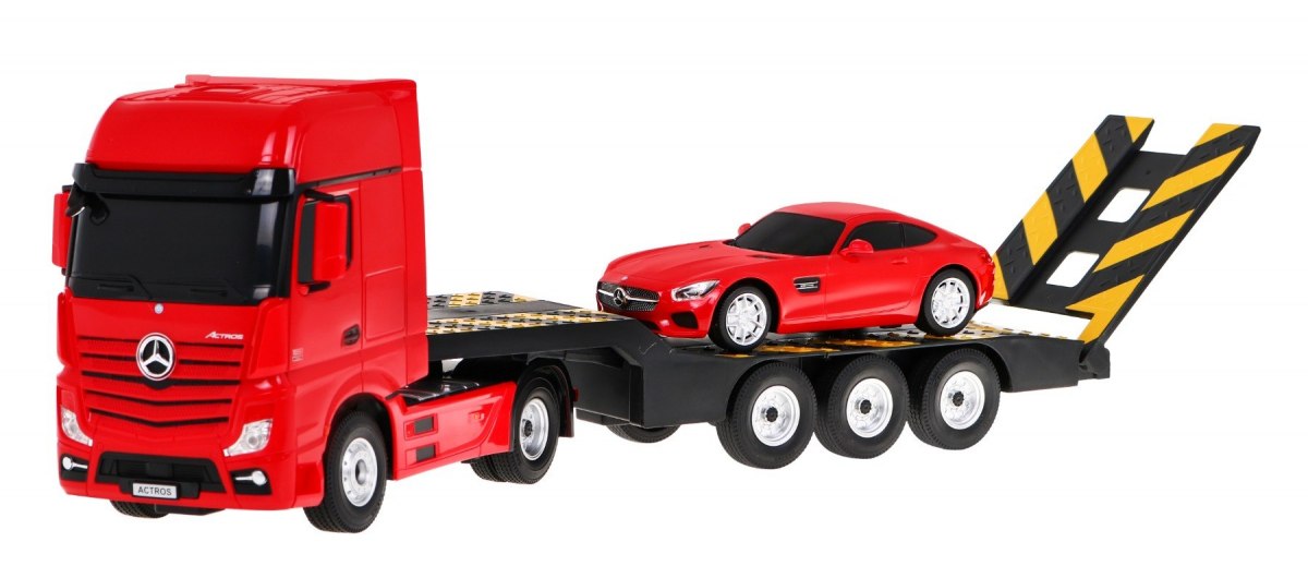 RASTAR Auto na dálkové ovládání R/C Mercedes Benz Actros Rastar 1:26 červené - Obrázek 2