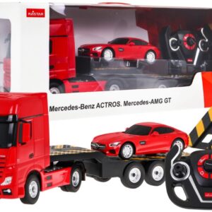 RASTAR Auto na dálkové ovládání R/C Mercedes Benz Actros Rastar 1:26 červené