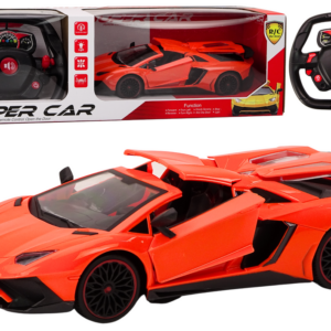 RC sportovní auto 1:12 s otevíracími dveřmi oranžové